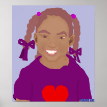 Little Girl Print posters