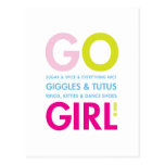 Little Girl Shower Invitation Sugar and Spice postcards