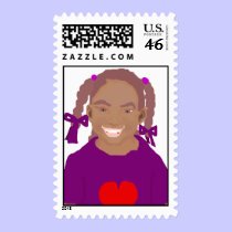 Little Girl Stamp stamps