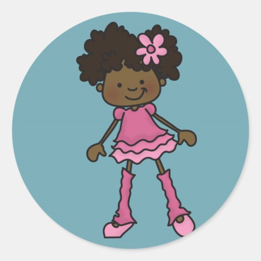Little Girl Stickers