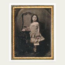 Little girl with a basket of flowers (40319) posters by Bancroft Little girl with a basket of flowers (40319) posters