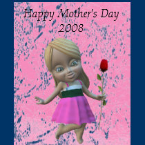 Little Girl with Rose 2008 T shirt