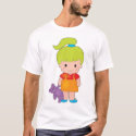 Little Girl with Teddy Bear t-shirts by Maria_K_Bell Little Girl with Teddy Bear t-shirts