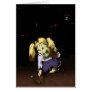 Little Girl Zombie Greeting Cards