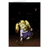 Little Girl Zombie cards