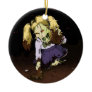 Little Girl Zombie Christmas Tree Ornaments