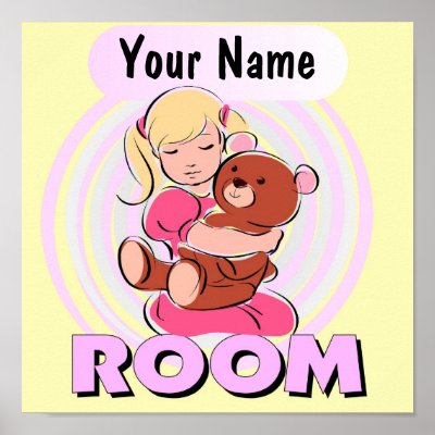 Pictures  Girls Bedrooms on Little Girl S Bedroom Poster From Zazzle Com
