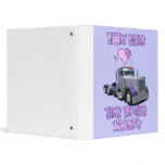 Little Girls Love Their Trucker Dads Binder