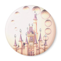 Little Girl's Princess Castle Birthday Invitations magnets by jbranam Little Girl's Princess Castle Birthday Invitations magnets
