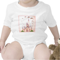 Little Girl's Princess Castle Birthday Invitations t-shirts by jbranam Little Girl's Princess Castle Birthday Invitations t-shirts