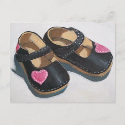  Girls Shoes on Little Black Girl S Shoes With Pink Hearts  Great For Shower  Baby