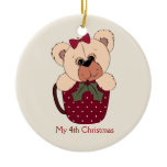 Little Girls Teddy Bear Ornament