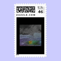 Little Golden Frog postage stamp stamps
