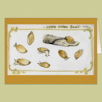"Little Golden Snail" cards