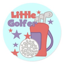 Little Golfer Stickers