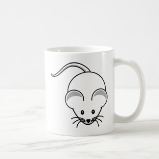 Little graphic mouse mug