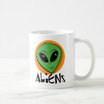 Little Green Alien Coffee Mug
