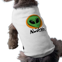 Little Green Alien pet clothing by alternateworlds Little Green Alien pet clothing
