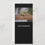 Little Green Grasshopper Bookmark Promotional Card