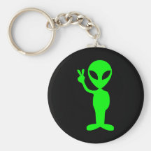 Little Green Man Keychains