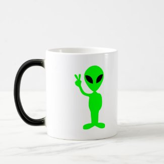 Little Green Man mug