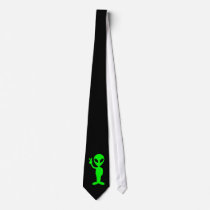 Little Green Man Neck Tie
