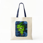 Little Green Monster Tote Bag