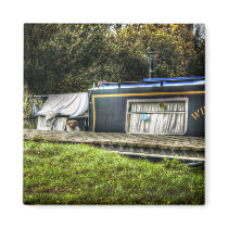 Little Guard Dog on Narrowboat fridge magnet magnets