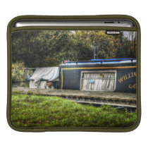 Little Guard Dog on Narrowboat iPad sleeve ipad sleeves