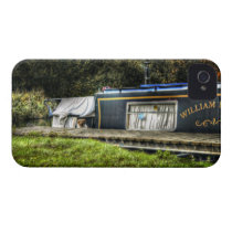 Little Guard Dog on Narrowboat iPhone 4 4s case casemate cases