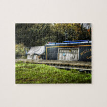Little Guard Dog on Narrowboat Jigsaw puzzle puzzles