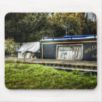 Little Guard Dog on Narrowboat mousemat mousepads
