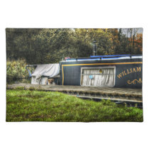 Little Guard Dog on Narrowboat placemat placemats