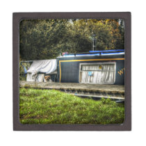 Little Guard Dog on Narrowboat premium gift box premium gift boxes