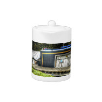 Little Guard Dog on Narrowboat teapot teapots