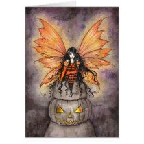 LIttle Halloween Fairy Fantasy Gothic Art cards