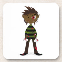 Little Halloween Werewolf Coaster