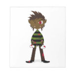 Little Halloween Werewolf Notepad