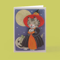 Little Halloween Witch cards by disgustedcats Little Halloween Witch cards