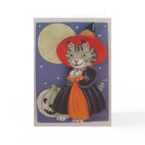 Little Halloween Witch cards