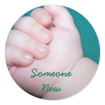 little hand, Someone New stickers by KatAnnette little hand, Someone New stickers
