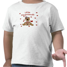 Little Heartthrob Boy Bear Tshirt
