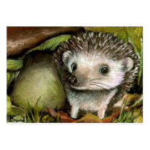 Little hedgehog ACEO prints business cards by tanyabond Little hedgehog ACEO prints business cards