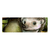 Little hedgehog bookmark (pack of 20) business cards by tanyabond Little hedgehog bookmark (pack of 20) business cards