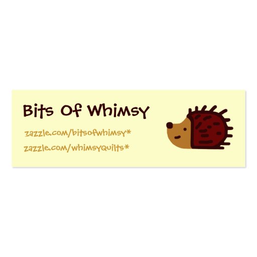 Little Hedgehog! Business Card Templates