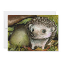 Little hedgehog invitations