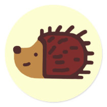 Little Hedgehog! stickers by BitsOfWhimsy Little Hedgehog! stickers