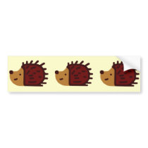 Little Hedgehogs! bumper stickers