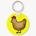 Little hen keychains