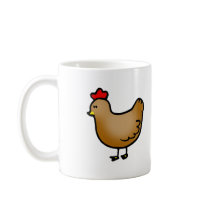 Little hen coffee mug